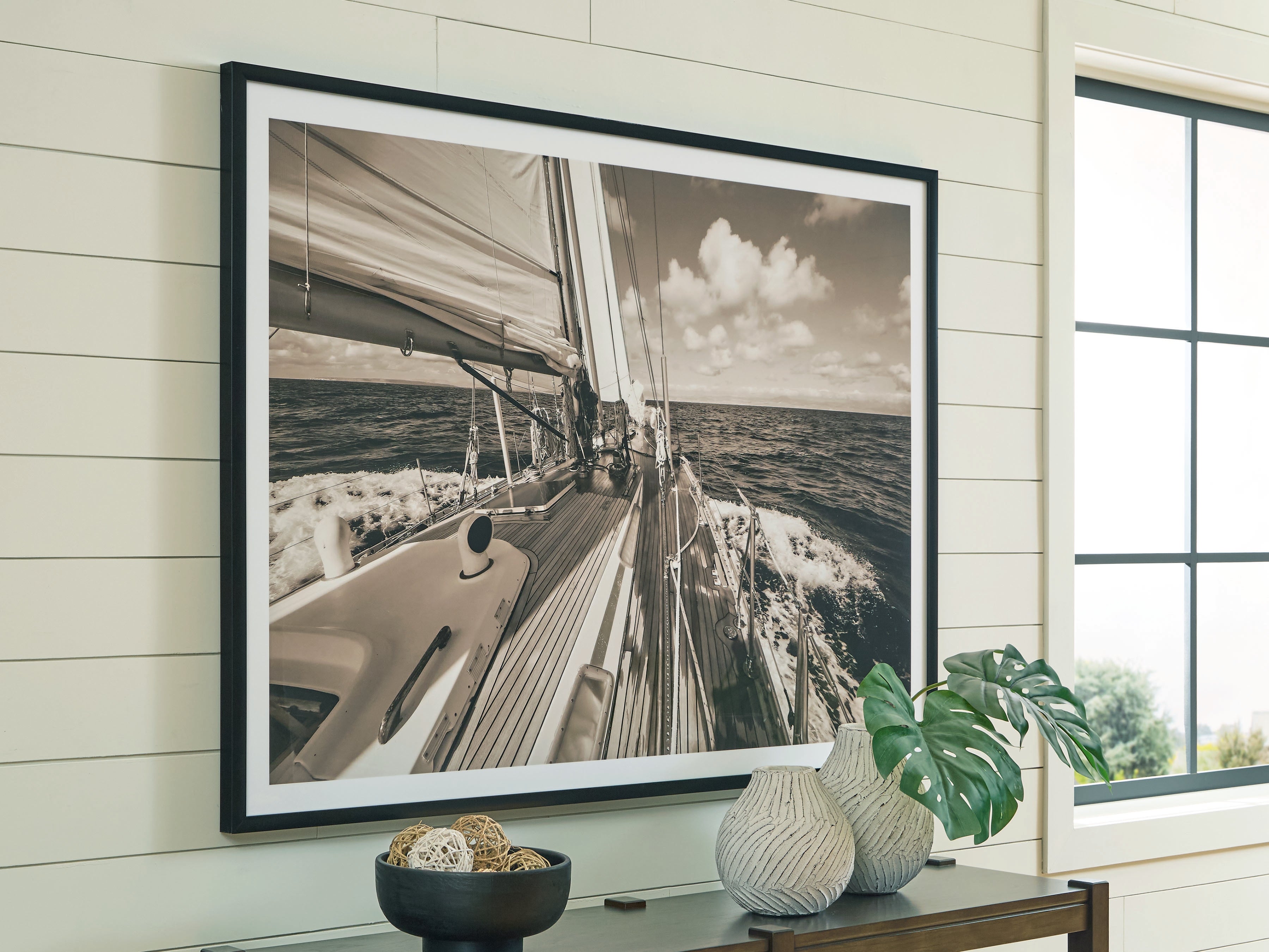 A2Z Furniture - Ashley Furniture - Arlanford Wall Decor - Wall Art / Sepia - A8000505