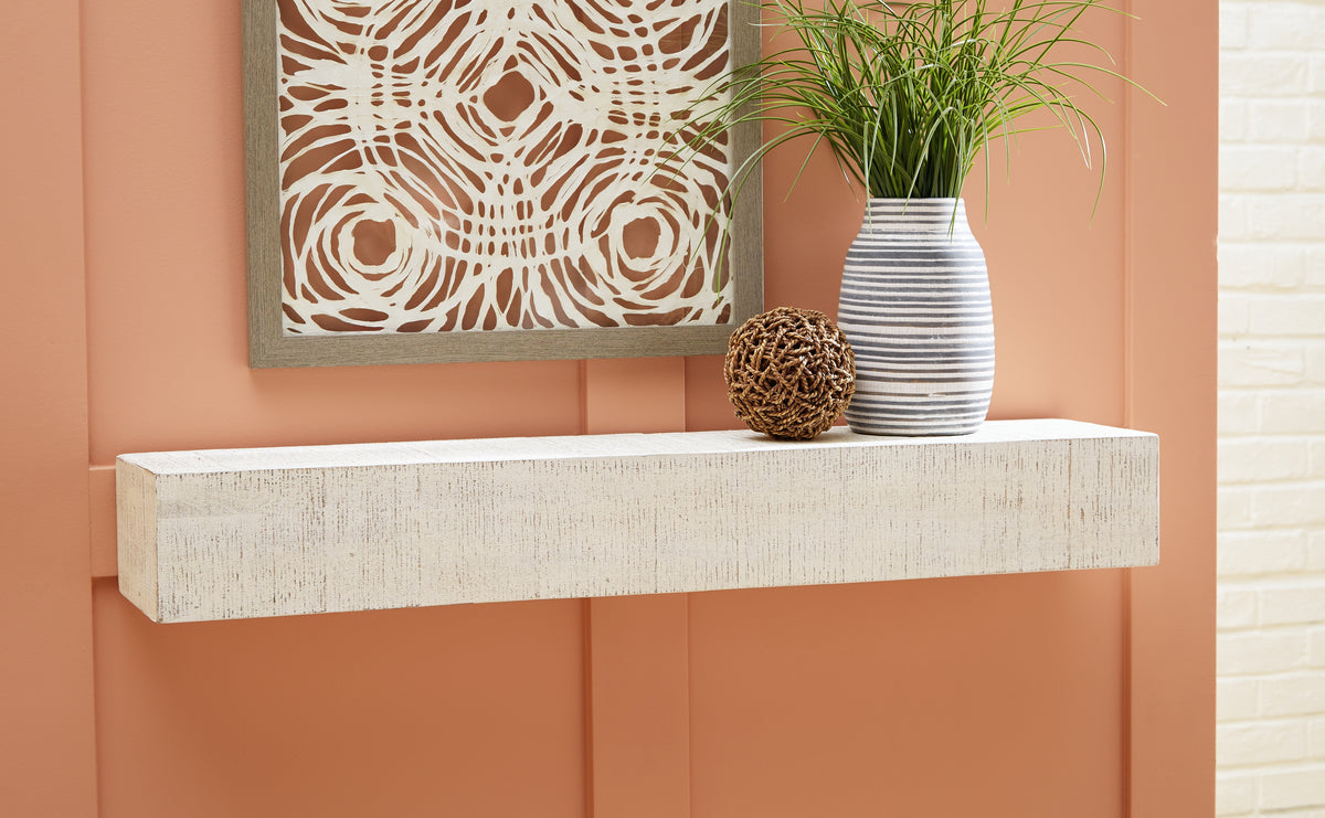 A2Z Furniture - Ashley Furniture - Cadmon Wall Decor - Wall Shelf / Antique White - A8010259
