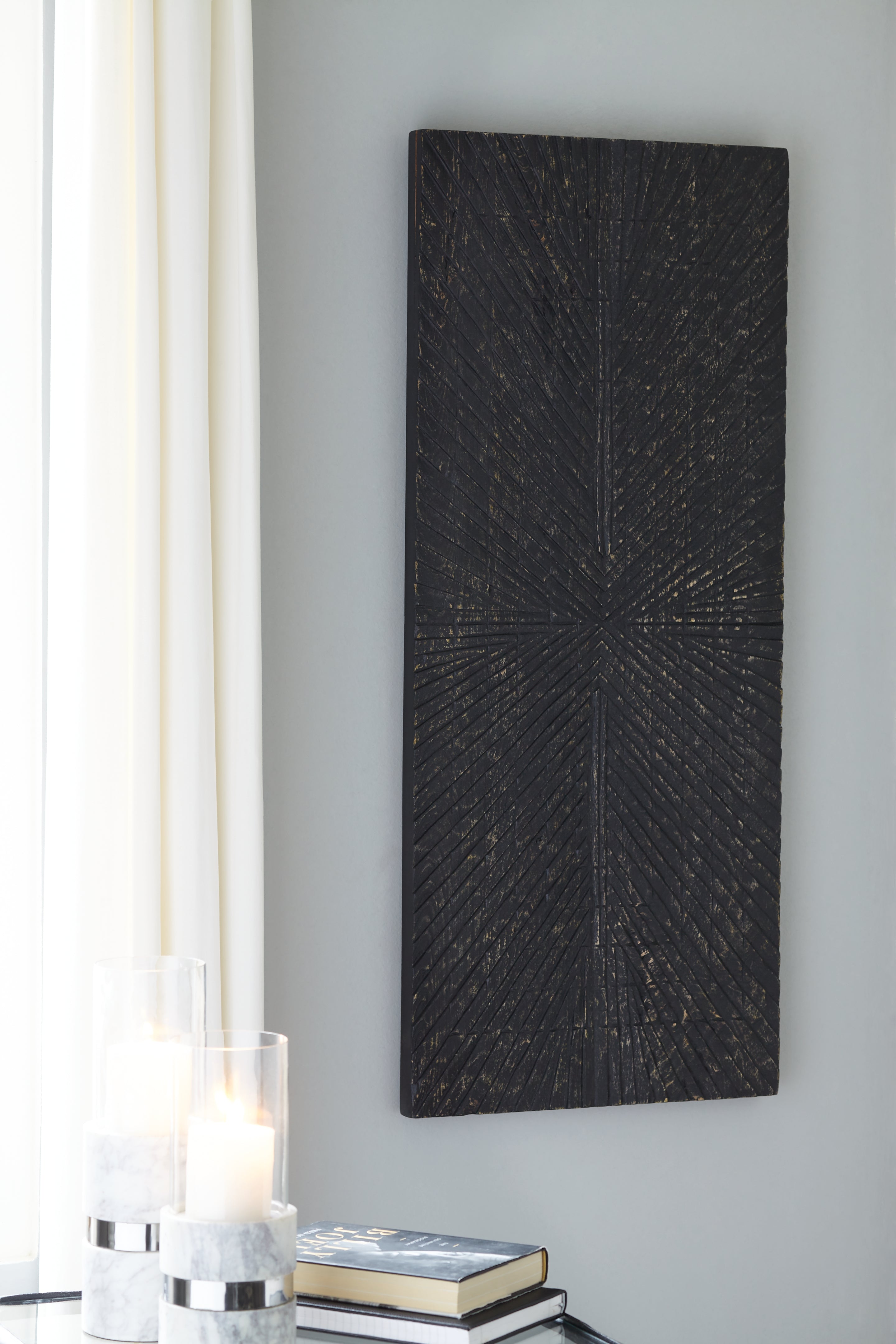 A2Z Furniture - Ashley Furniture - Lenora Wall Decor - Wall Decor / Distressed Brown - A8010280