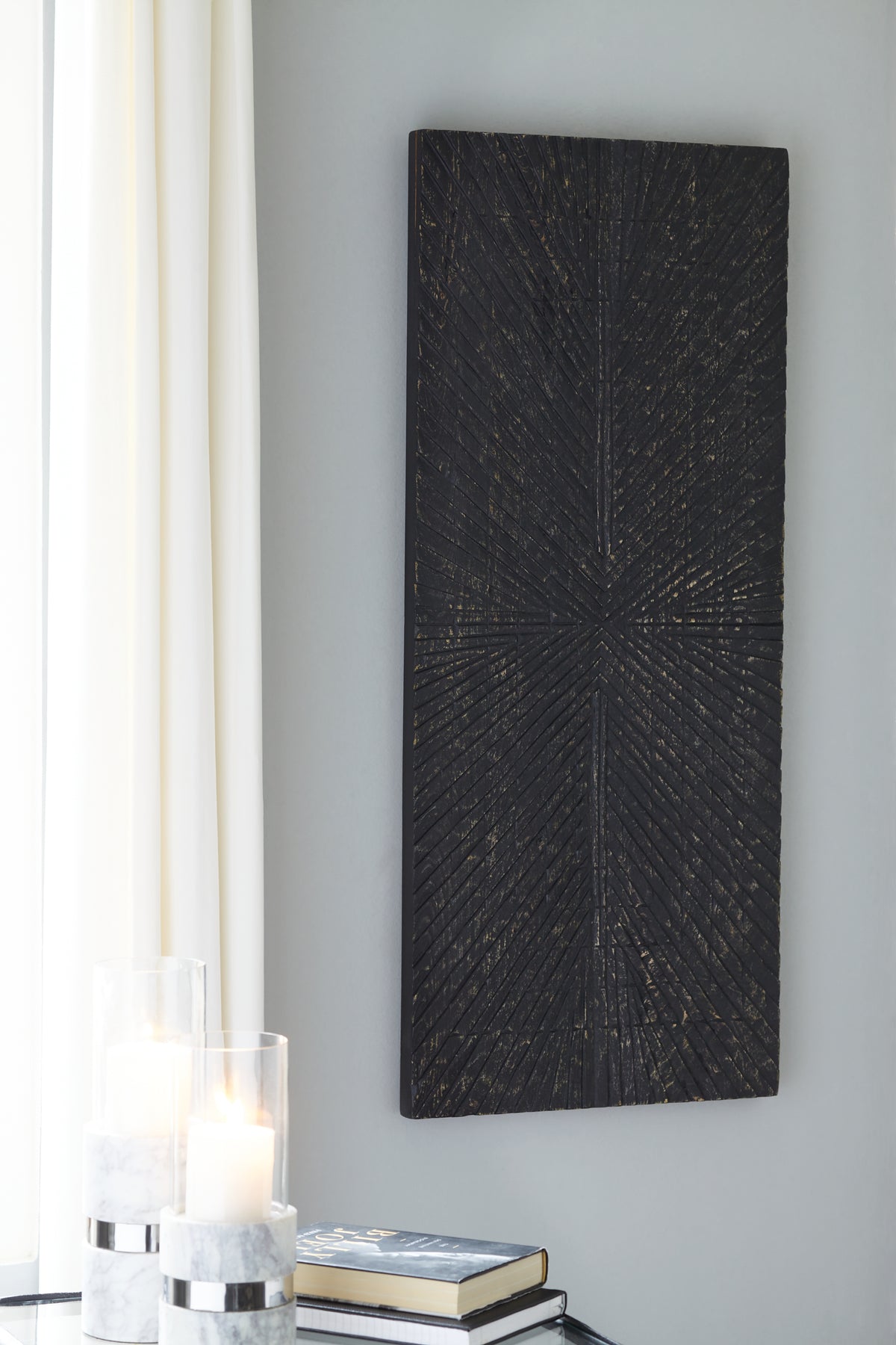 A2Z Furniture - Ashley Furniture - Lenora Wall Decor - Wall Decor / Distressed Brown - A8010280