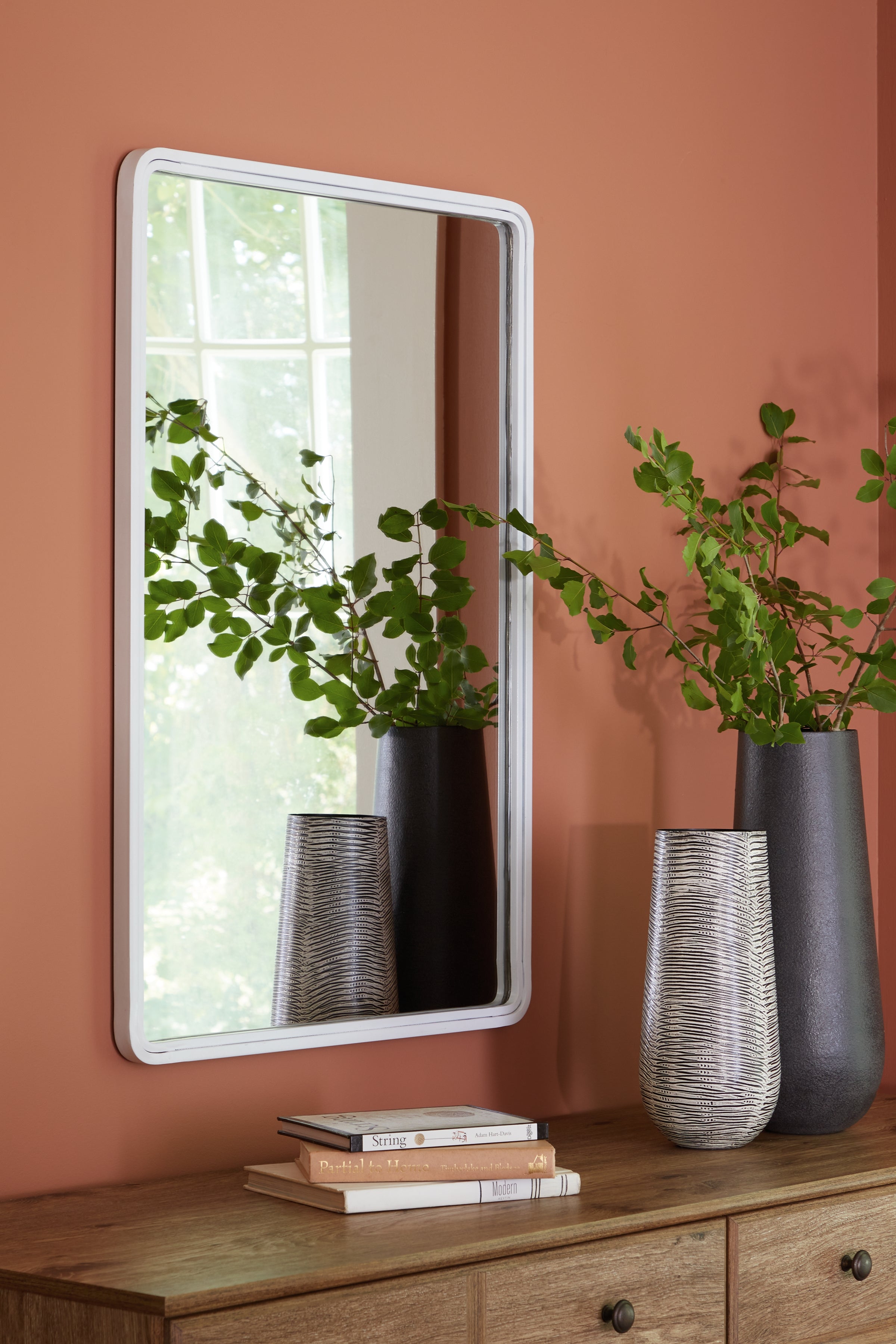 A2Z Furniture - Ashley Furniture - Brocky Mirror - Accent Mirror / White - A8010293