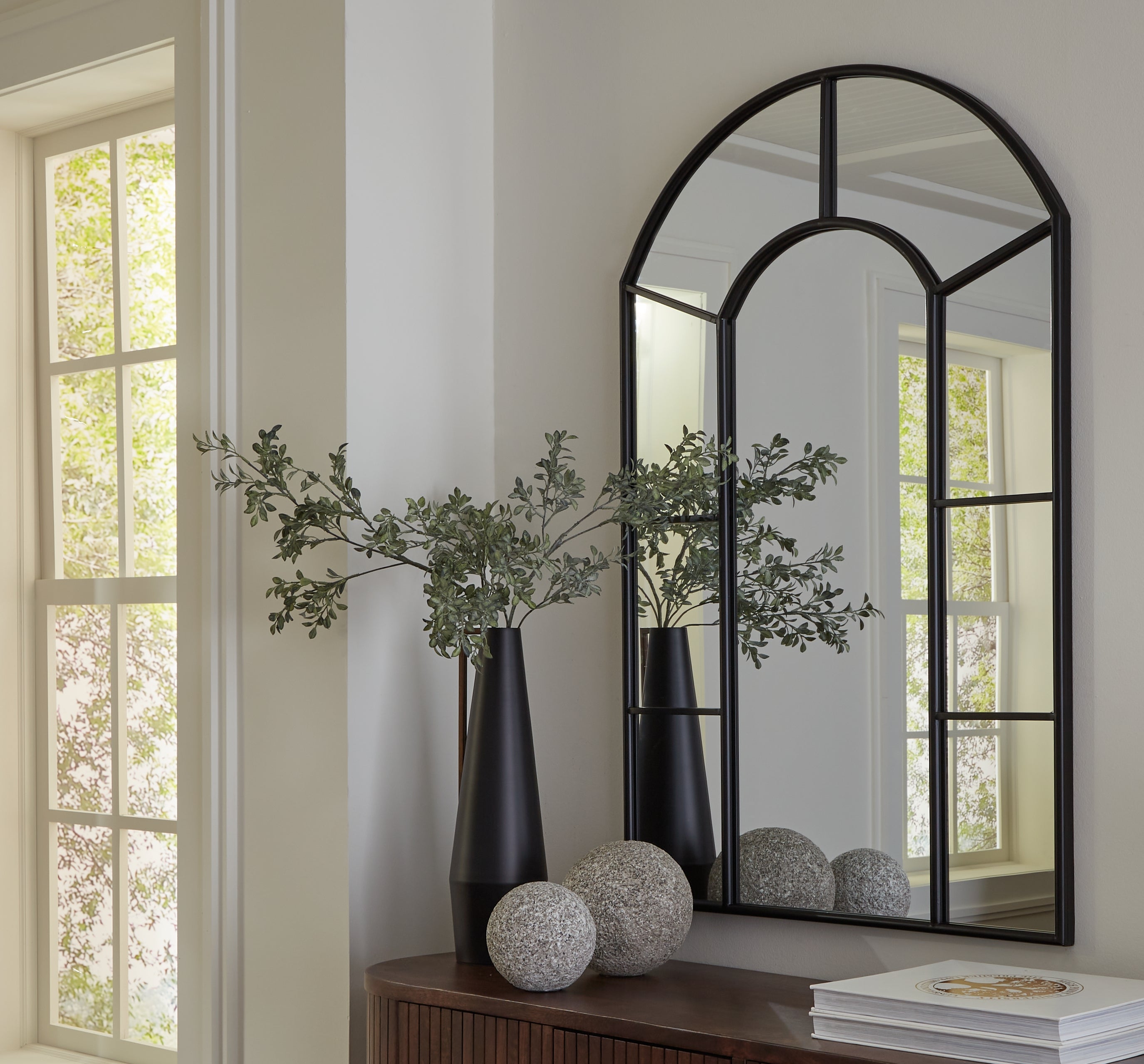 A2Z Furniture - Ashley Furniture - Evengton Mirror - Accent Mirror / Black - A8010319