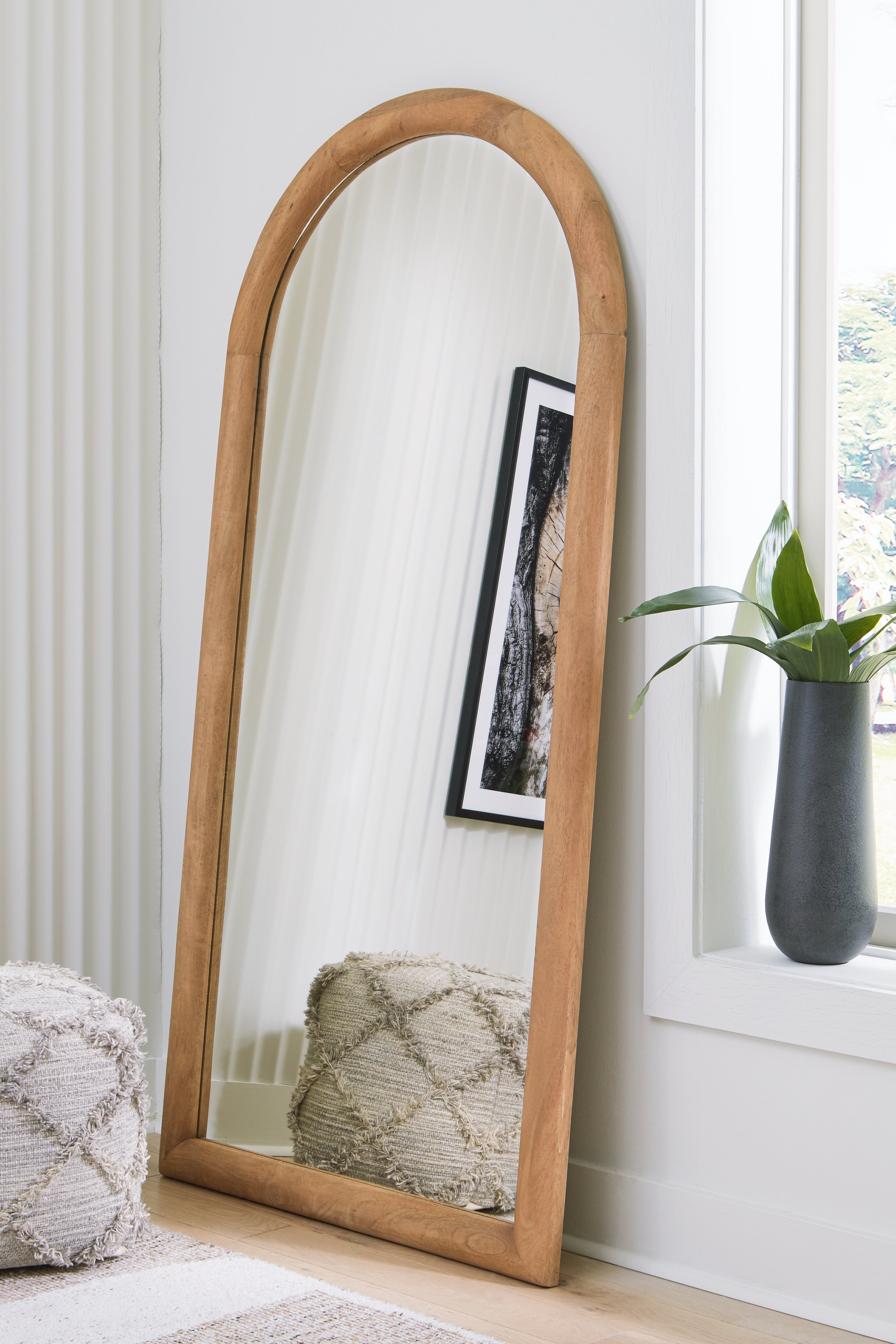 A2Z Furniture - Ashley Furniture - Dairville Mirror - Floor Mirror / Brown - A8010323