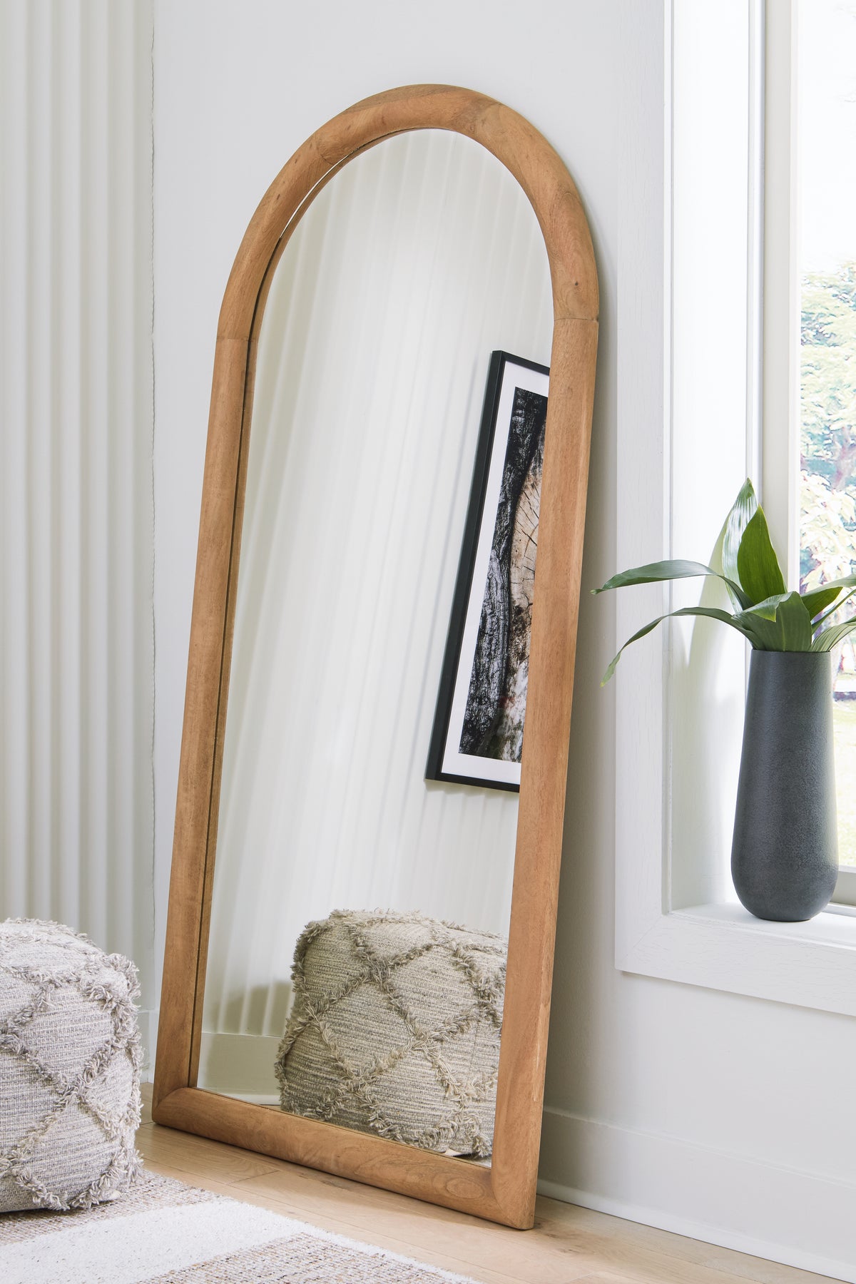 A2Z Furniture - Ashley Furniture - Dairville Mirror - Floor Mirror / Brown - A8010323