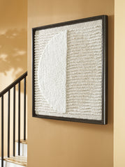 A2Z Furniture - Ashley Furniture - Bachard Wall Decor - Wall Decor / Tan/White - A8010330