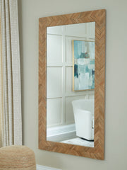 A2Z Furniture - Ashley Furniture - Waylane Mirror - Floor Mirror / Brown - A8010347
