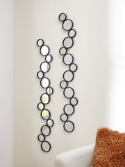 A2Z Furniture - Ashley Furniture - Vinler Mirror - Accent Mirror Set (Set of 2) / Black - A8010353