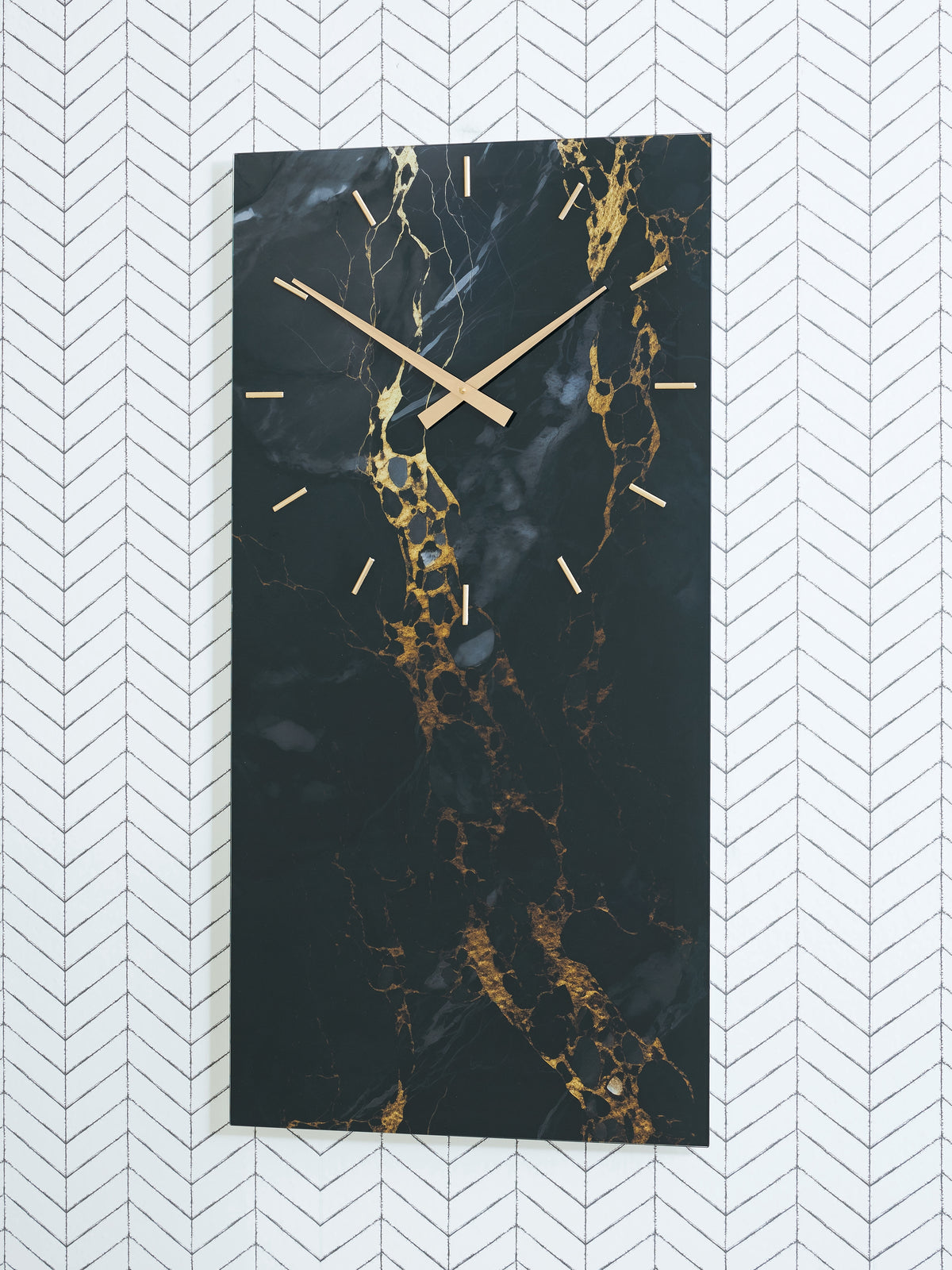 A2Z Furniture - Ashley Furniture - Teague Wall Decor - Wall Clock / Brown/Gray/Ivory - A8010432