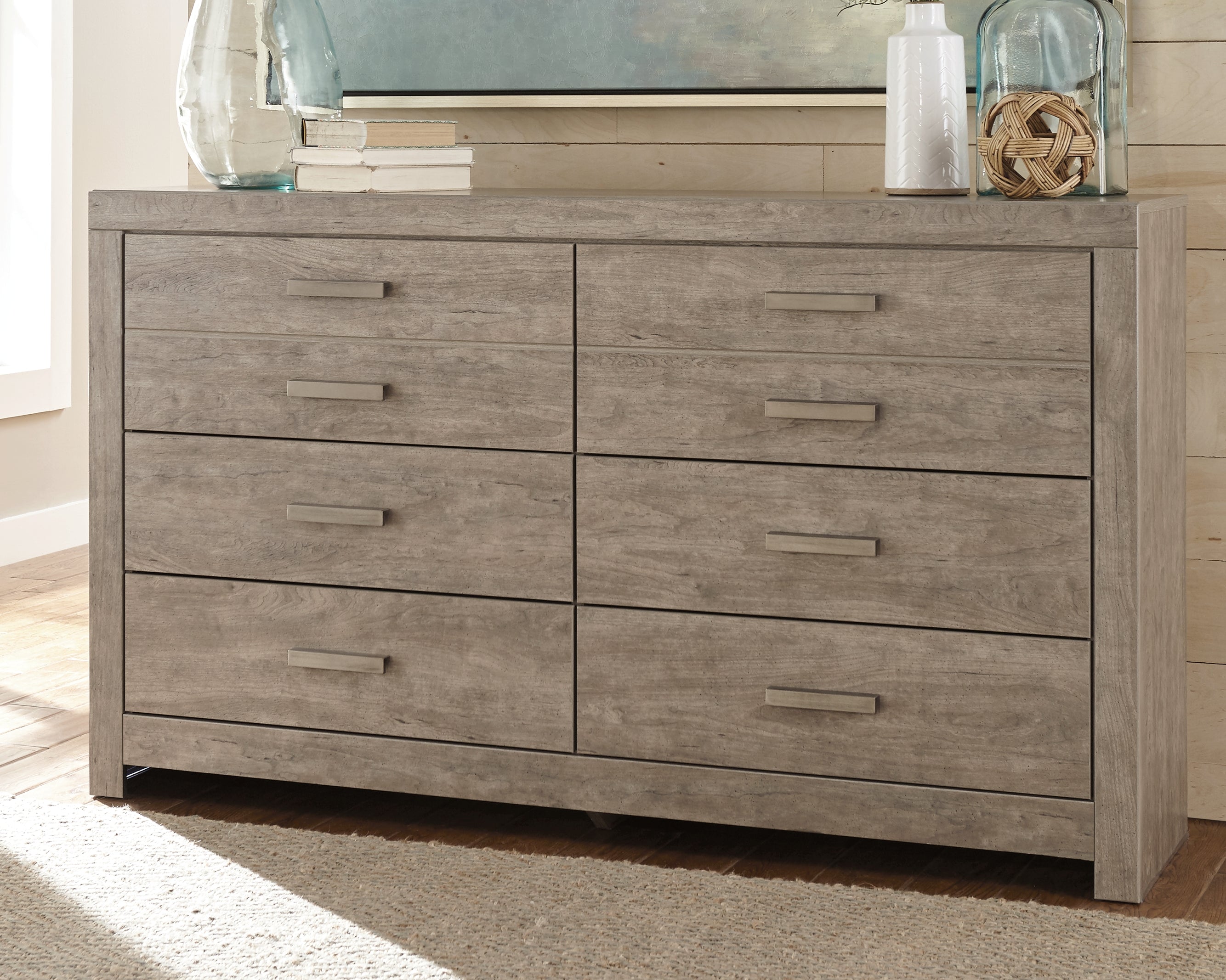 A2Z Furniture - Ashley Furniture - Culverbach Bedroom - Six Drawer Dresser / Gray - B070-31