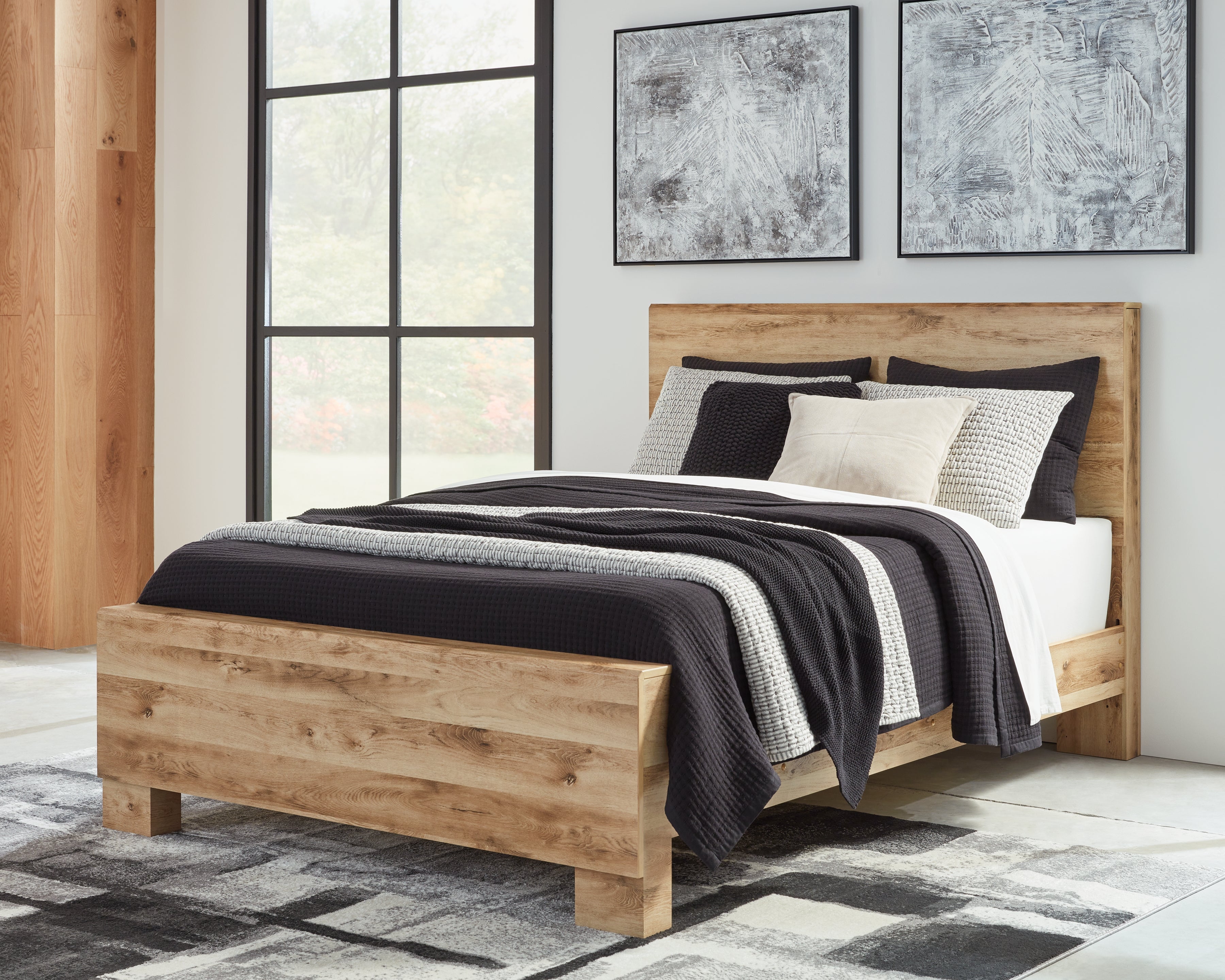 A2Z Furniture - Ashley Furniture - Hyanna Bedroom - Queen Panel Bed / Tan Brown - B1050B2