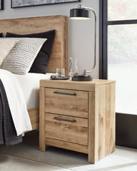 A2Z Furniture - Ashley Furniture - Hyanna Bedroom - Full Panel Storage Bed / Tan Brown - B1050B38