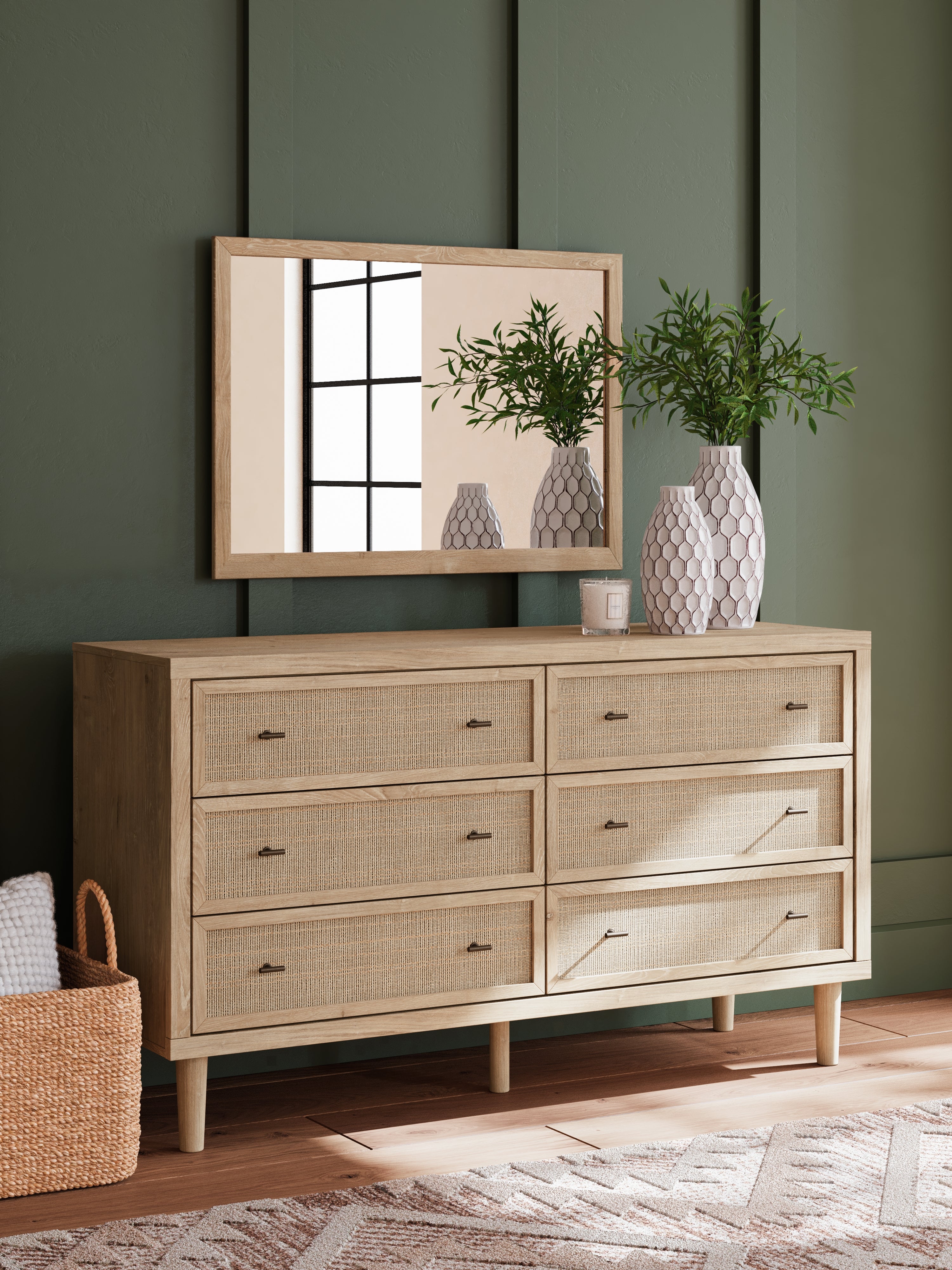 A2Z Furniture - Ashley Furniture - Cielden Bedroom - Dresser and Mirror / Two-tone - B1199B1