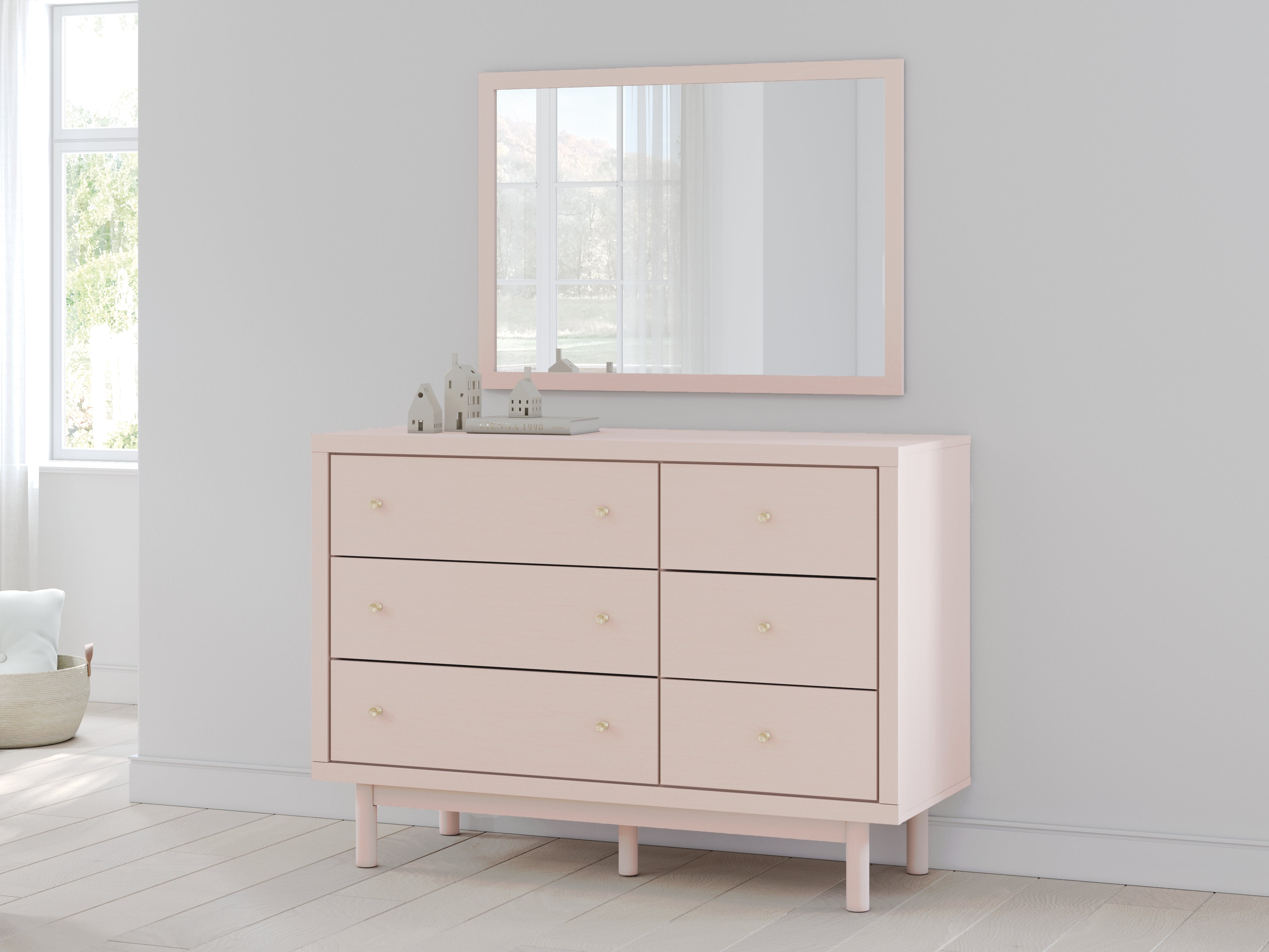 A2Z Furniture - Ashley Furniture - Wistenpine Bedroom - Full Upholstered Panel Bed with Storage / Blush - B1323B15