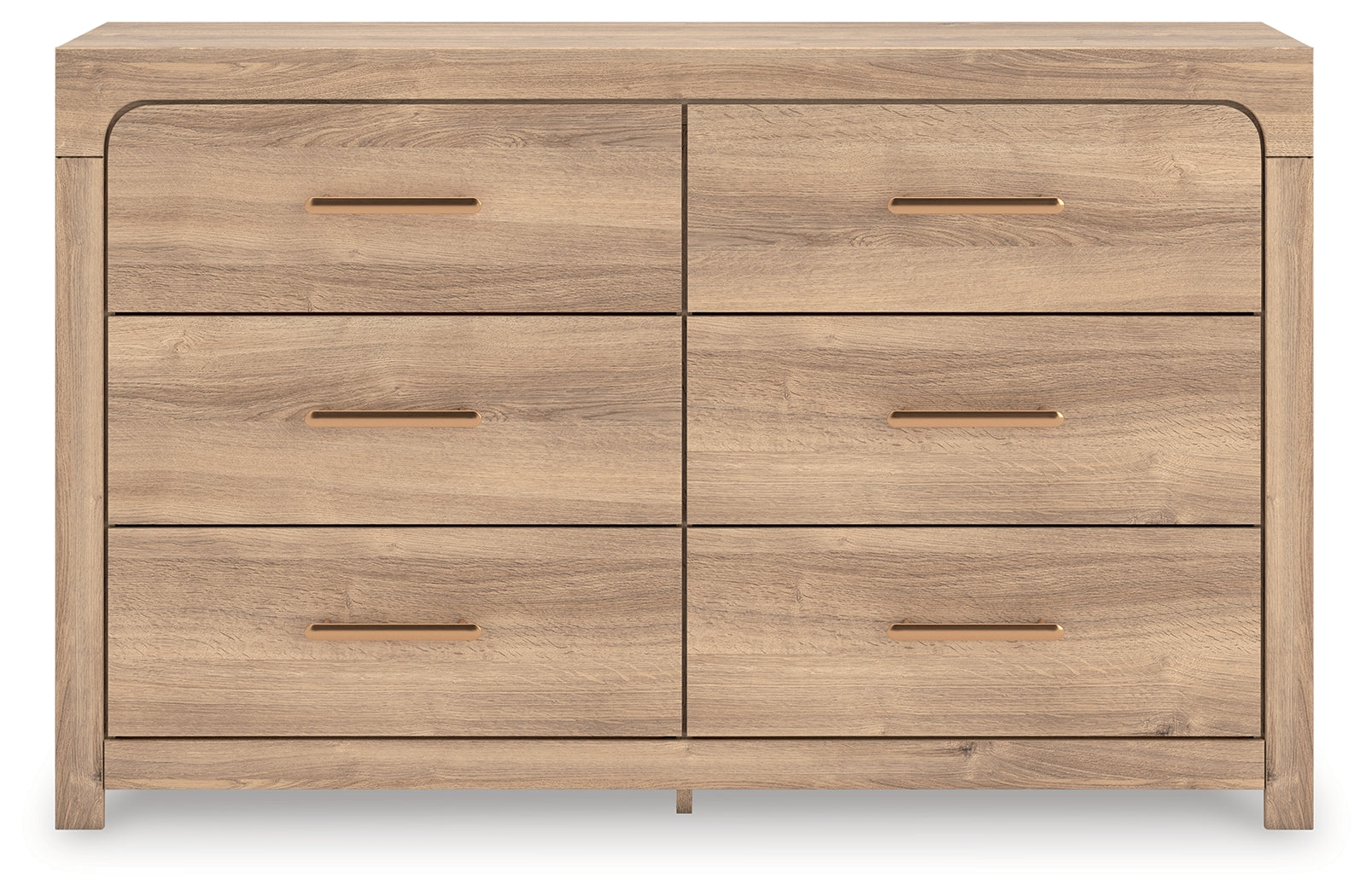 A2Z Furniture - Ashley Furniture - Kinlanni Bedroom - Six Drawer Dresser / Tan - PCB1360-31
