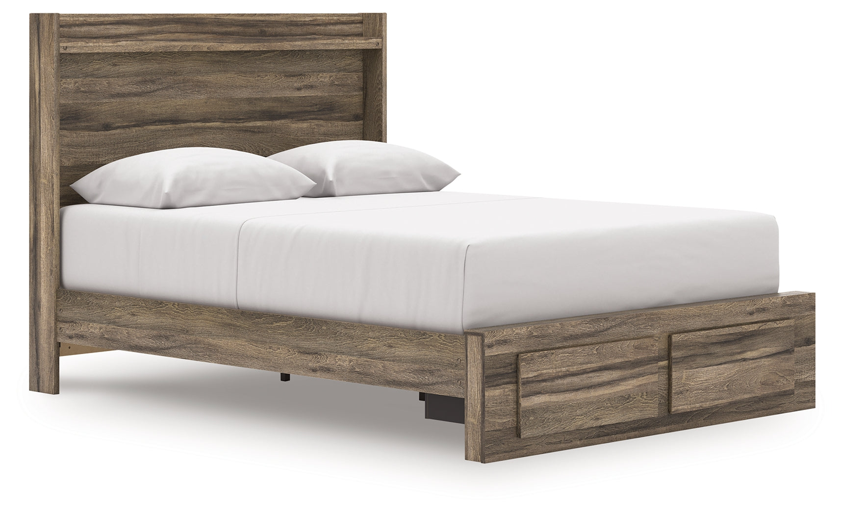 A2Z Furniture - Ashley Furniture - Elbrim Bedroom - Queen Panel Storage Bed / Brown - PCB2005B4