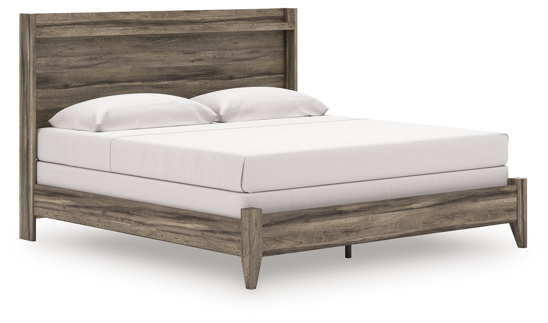 A2Z Furniture - Ashley Furniture - Elbrim Bedroom - King Panel Bed / Brown - PCB2005B6