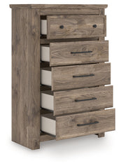 A2Z Furniture - Ashley Furniture - Rusticott Bedroom - Dresser and Mirror / Brown - PCB2260B1