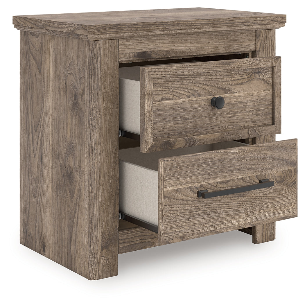 A2Z Furniture - Ashley Furniture - Rusticott Bedroom - Two Drawer Night Stand / Brown - PCB2260-92