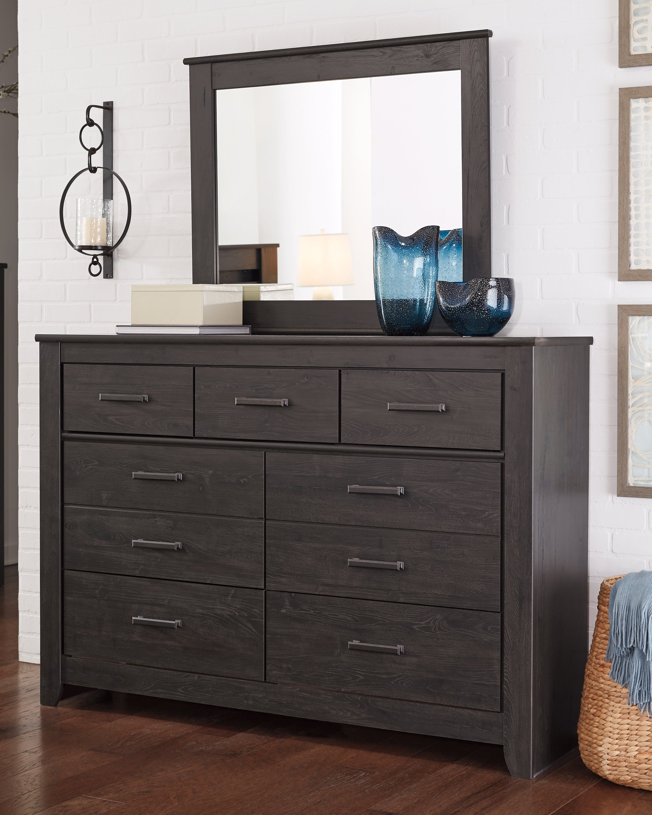 A2Z Furniture - Ashley Furniture - Brinxton Bedroom - Full Panel Bed / Charcoal - B249B5
