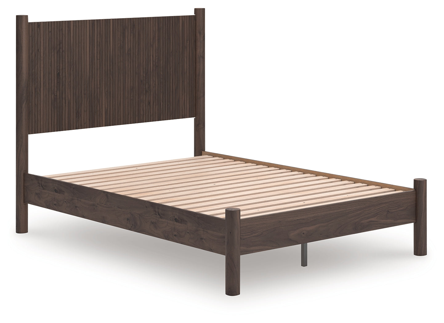 A2Z Furniture - Ashley Furniture - Pamytta Bedroom - Full Panel Platform Bed / Brown - PCB2614B4