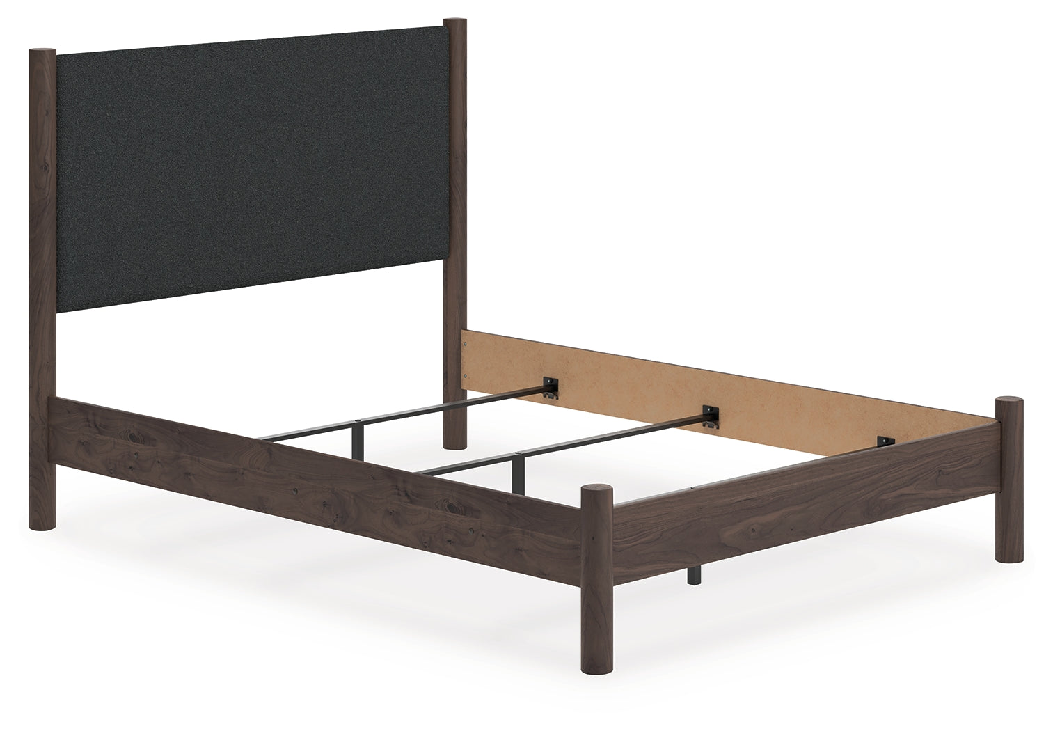 A2Z Furniture - Ashley Furniture - Pamytta Bedroom - Queen Upholstered Panel Bed / Brown - PCB2614B24
