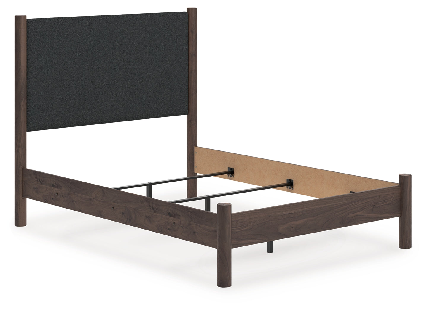 A2Z Furniture - Ashley Furniture - Pamytta Bedroom - Full Upholstered Panel Bed / Brown - PCB2614B22