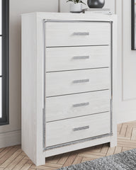 A2Z Furniture - Ashley Furniture - Altyra Bedroom - King Upholstered Storage Bed / White - B2640B29