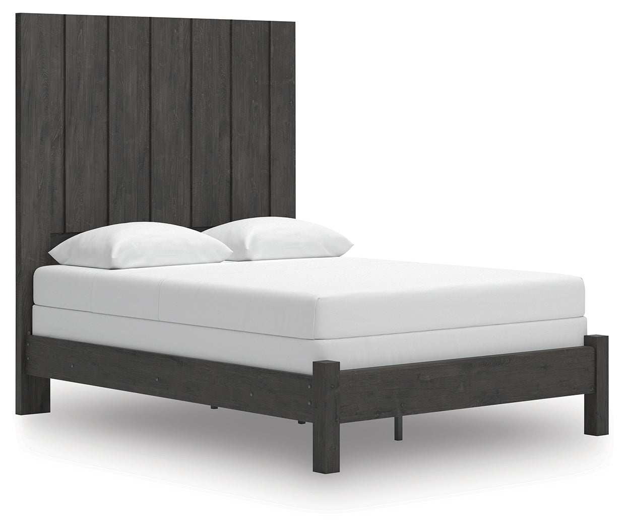 A2Z Furniture - Ashley Furniture - Fraluna Bedroom - Queen Panel Bed / Charcoal - PCB3370B2