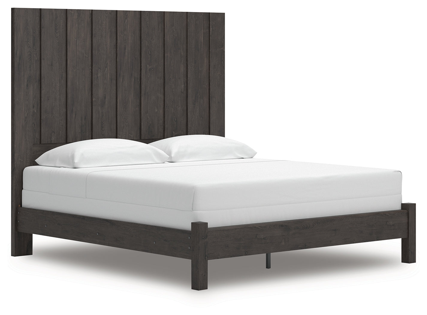 A2Z Furniture - Ashley Furniture - Fraluna Bedroom - King Panel Bed / Charcoal - PCB3370B8