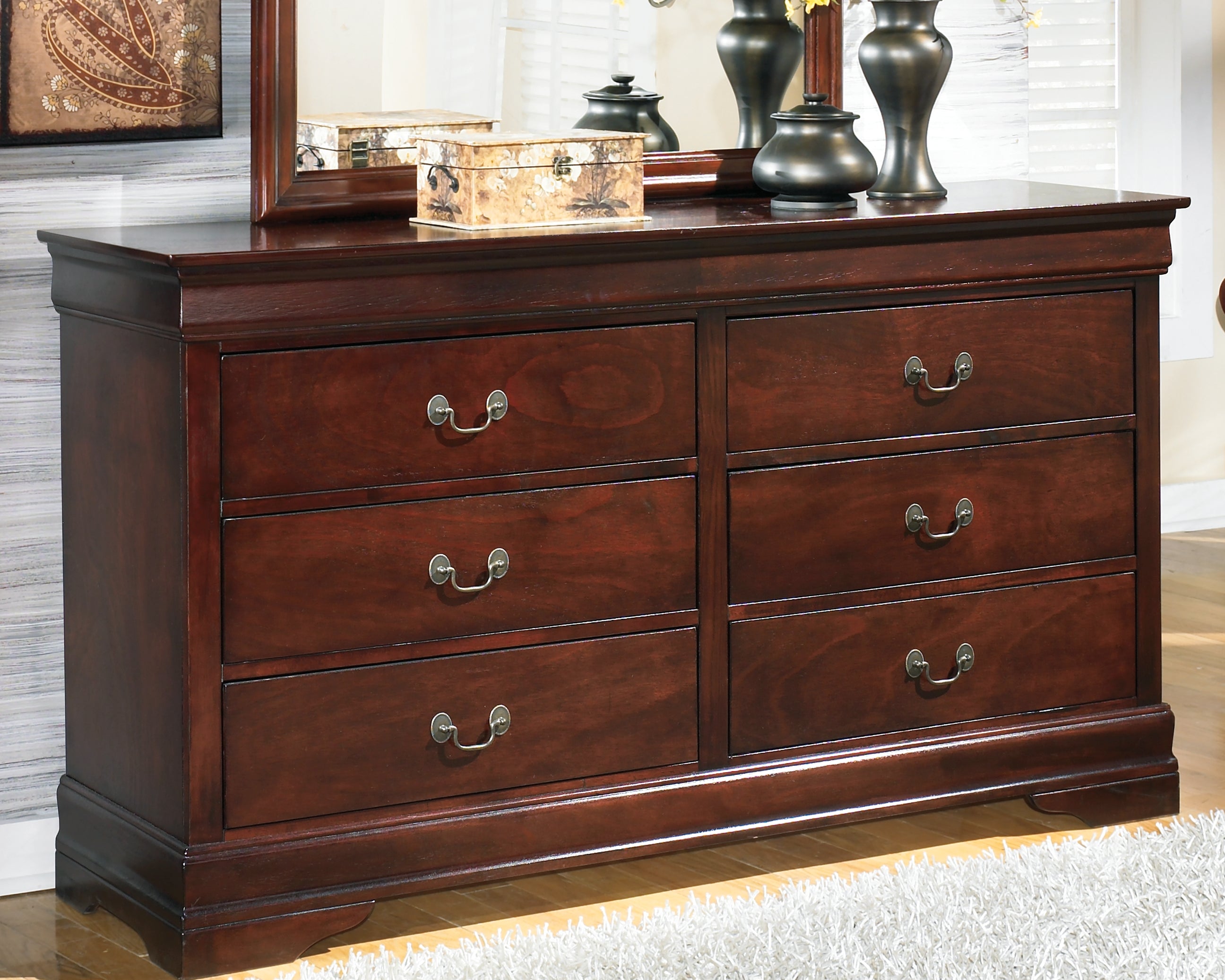 A2Z Furniture - Ashley Furniture - Alisdair Bedroom - Dresser / Reddish Brown - B376-31