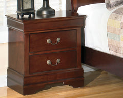 A2Z Furniture - Ashley Furniture - Alisdair Bedroom - King Sleigh Bed / Reddish Brown - B376B8