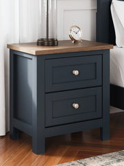 A2Z Furniture - Ashley Furniture - Landocken Bedroom - Dresser and Mirror / Brown/Blue - B414B1