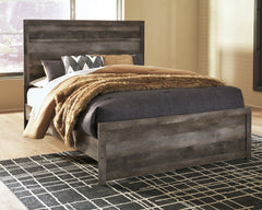A2Z Furniture - Ashley Furniture - Wynnlow Bedroom - Queen Upholstered Poster Bed / Gray - B440B7