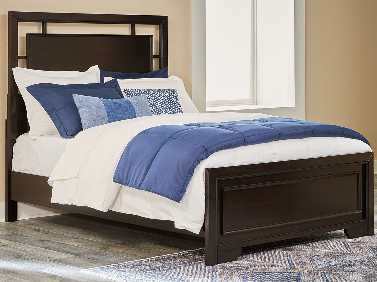 A2Z Furniture - Ashley Furniture - Covetown Bedroom - Full Panel Bed / Dark Brown - B441B4