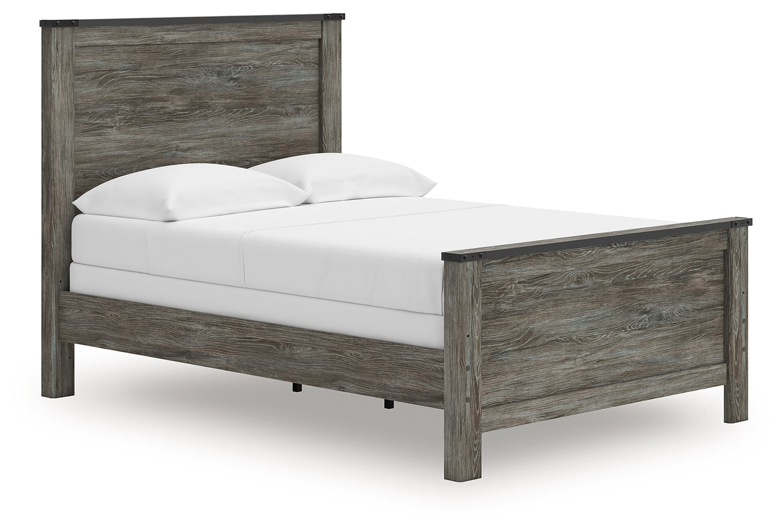 A2Z Furniture - Ashley Furniture - Frandern Bedroom - Full Panel Bed / Black/Gray - B4480B19
