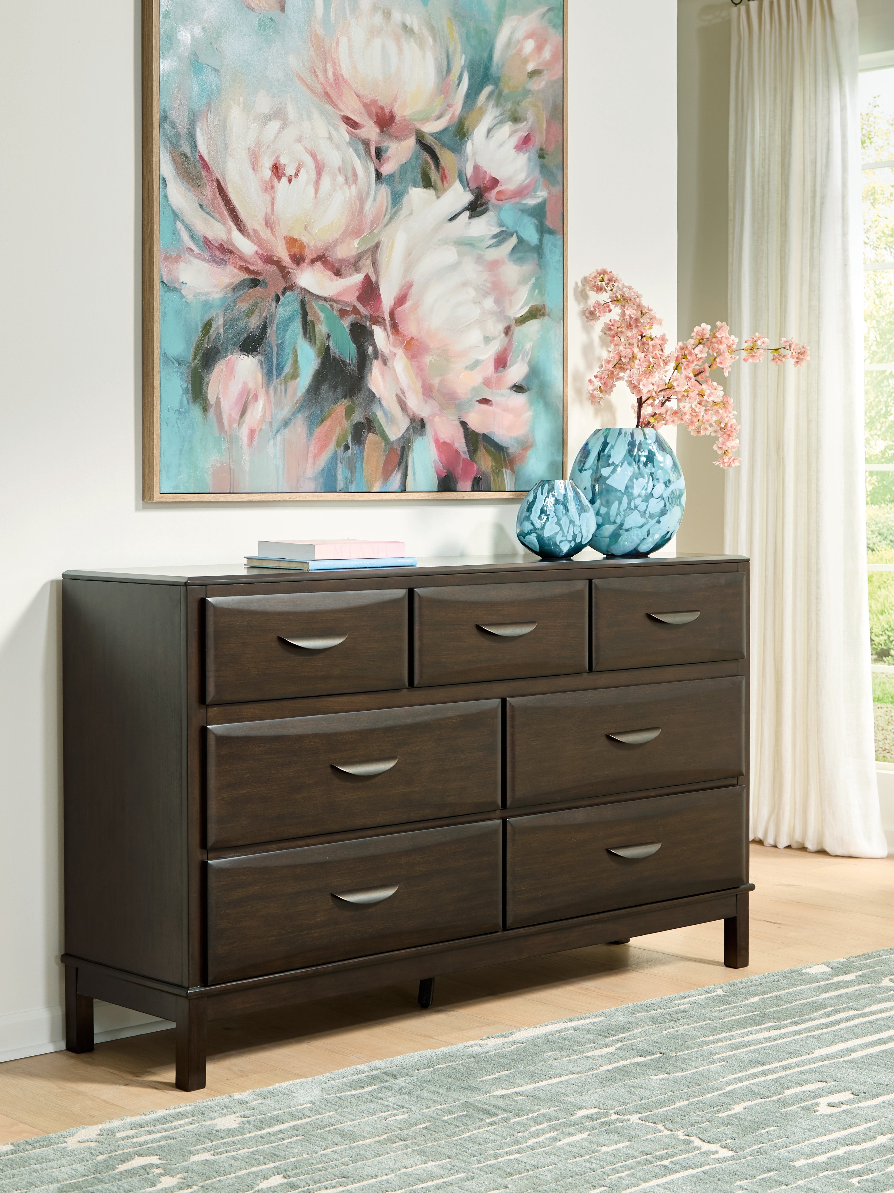 A2Z Furniture - Ashley Furniture - Vanmore Bedroom - Dresser / Dark Brown - B479-31