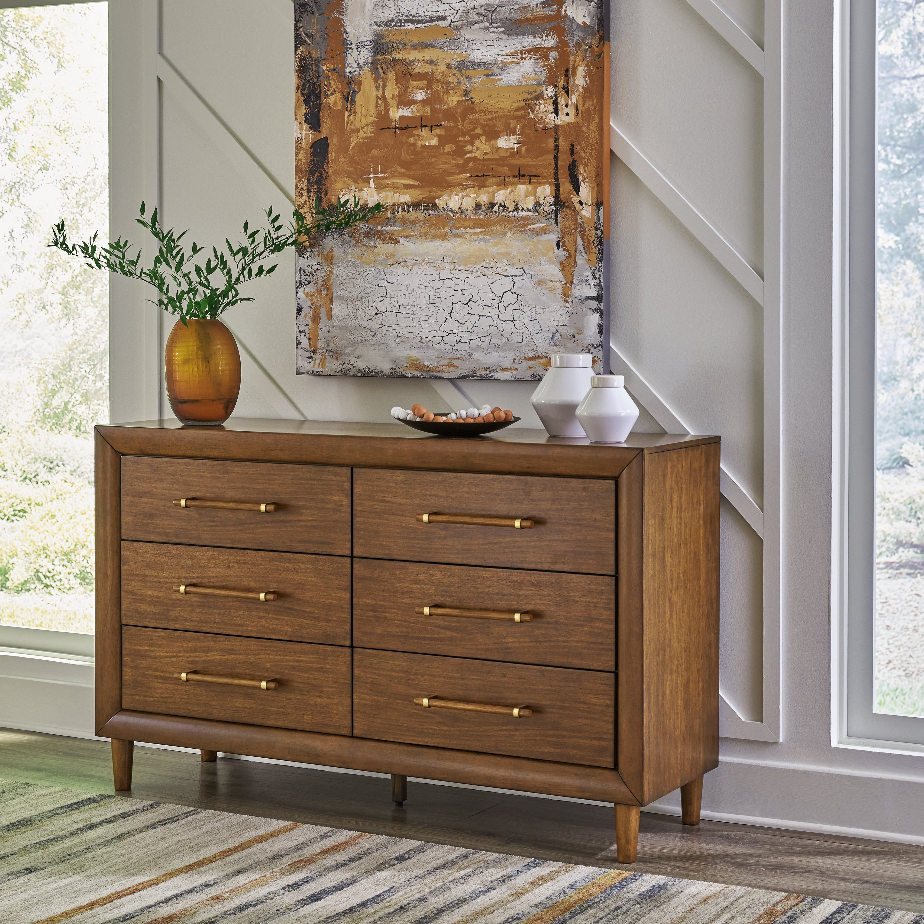A2Z Furniture - Ashley Furniture - Lyncott Bedroom - Dresser / Brown - B615-31