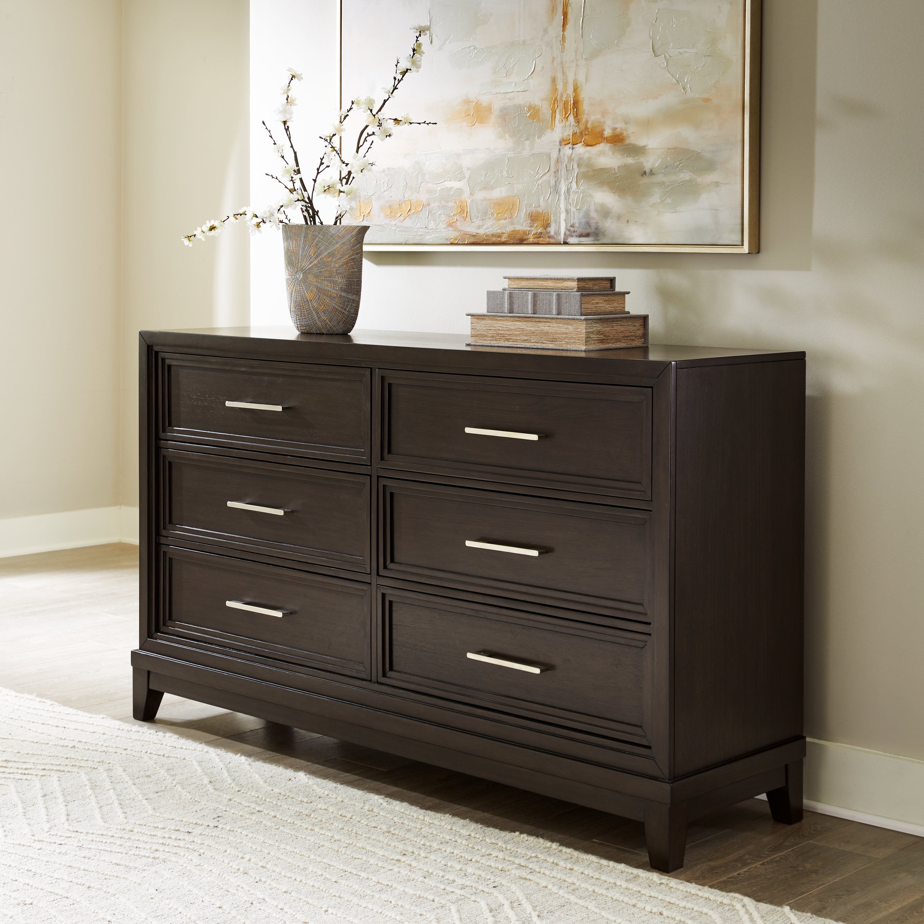 A2Z Furniture - Ashley Furniture - Neymorton Bedroom - Dresser / Dark Grayish Brown - B618-31