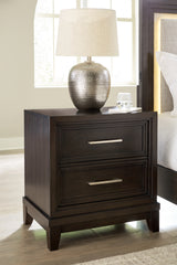 A2Z Furniture - Ashley Furniture - Neymorton Bedroom - Dresser and Mirror / Dark Grayish Brown - B618B1