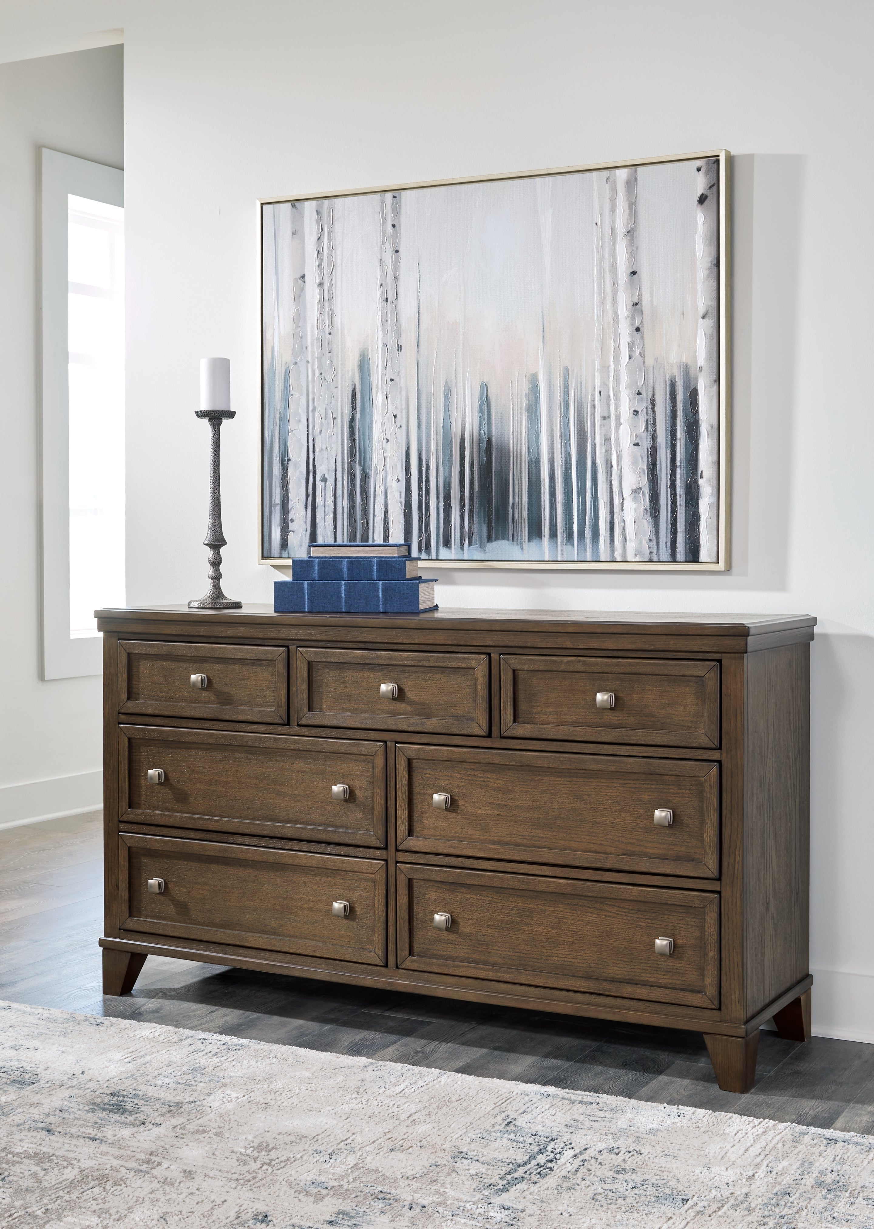 A2Z Furniture - Ashley Furniture - Shawbeck Bedroom - Dresser / Medium Brown - B625-31
