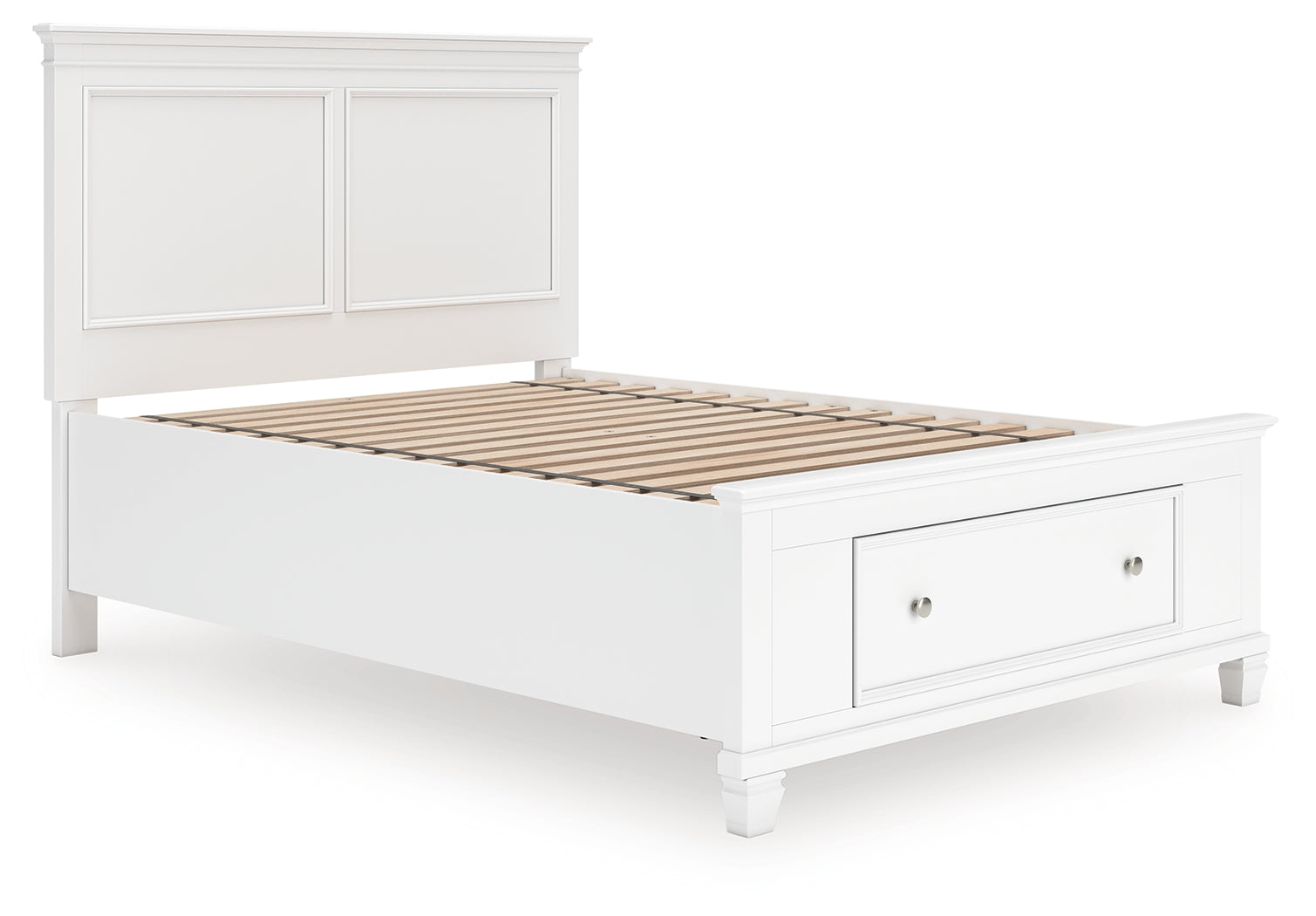 A2Z Furniture - Ashley Furniture - Fortman Bedroom - Full Panel Storage Bed / White - B680B25