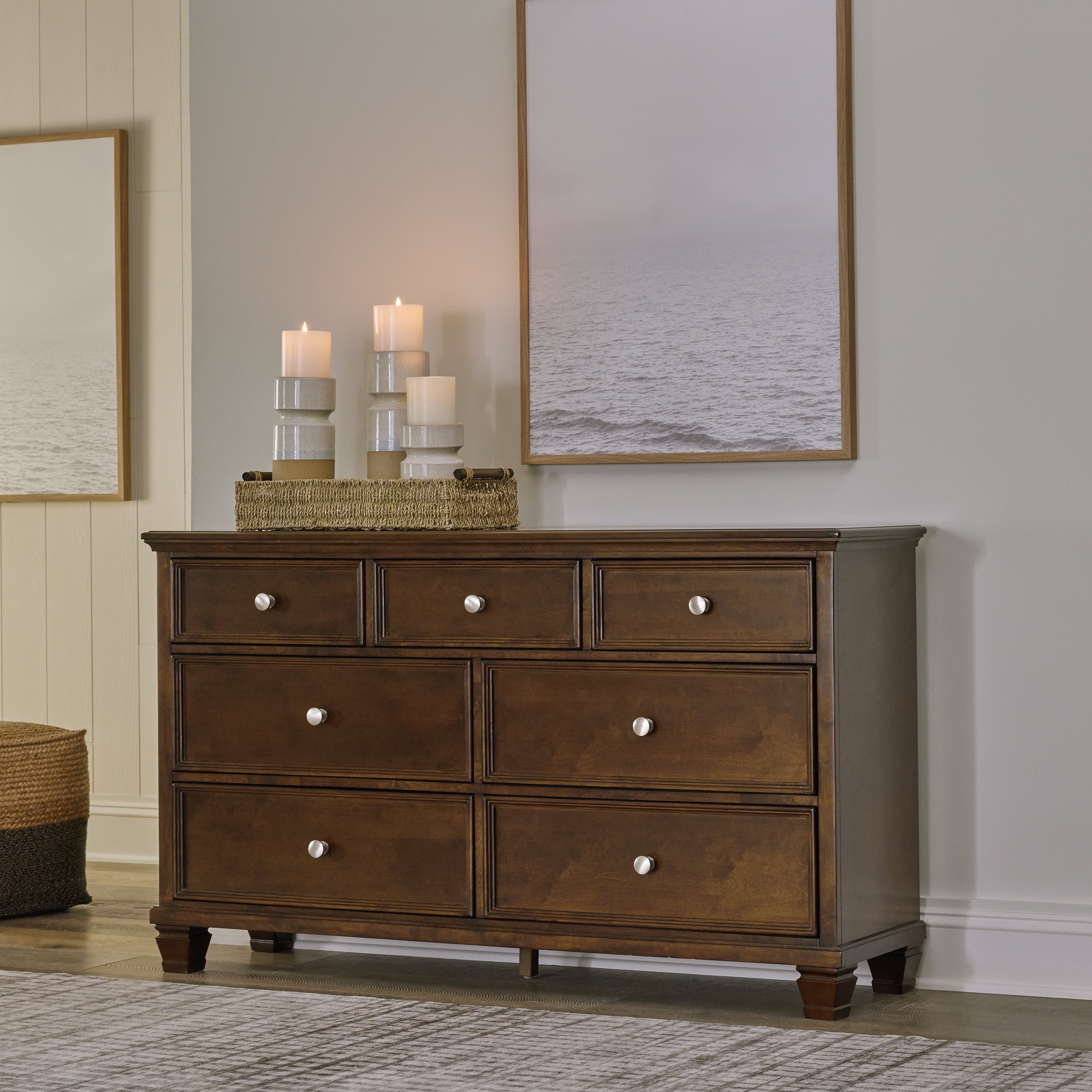 A2Z Furniture - Ashley Furniture - Danabrin Bedroom - King Panel Storage Bed / Brown - B685B18