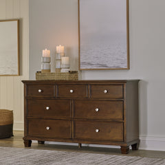 A2Z Furniture - Ashley Furniture - Danabrin Bedroom - King Panel Storage Bed / Brown - B685B18