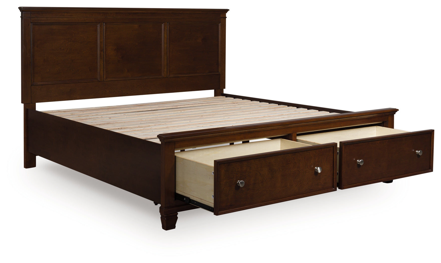 A2Z Furniture - Ashley Furniture - Danabrin Bedroom - King Panel Storage Bed / Brown - B685B18