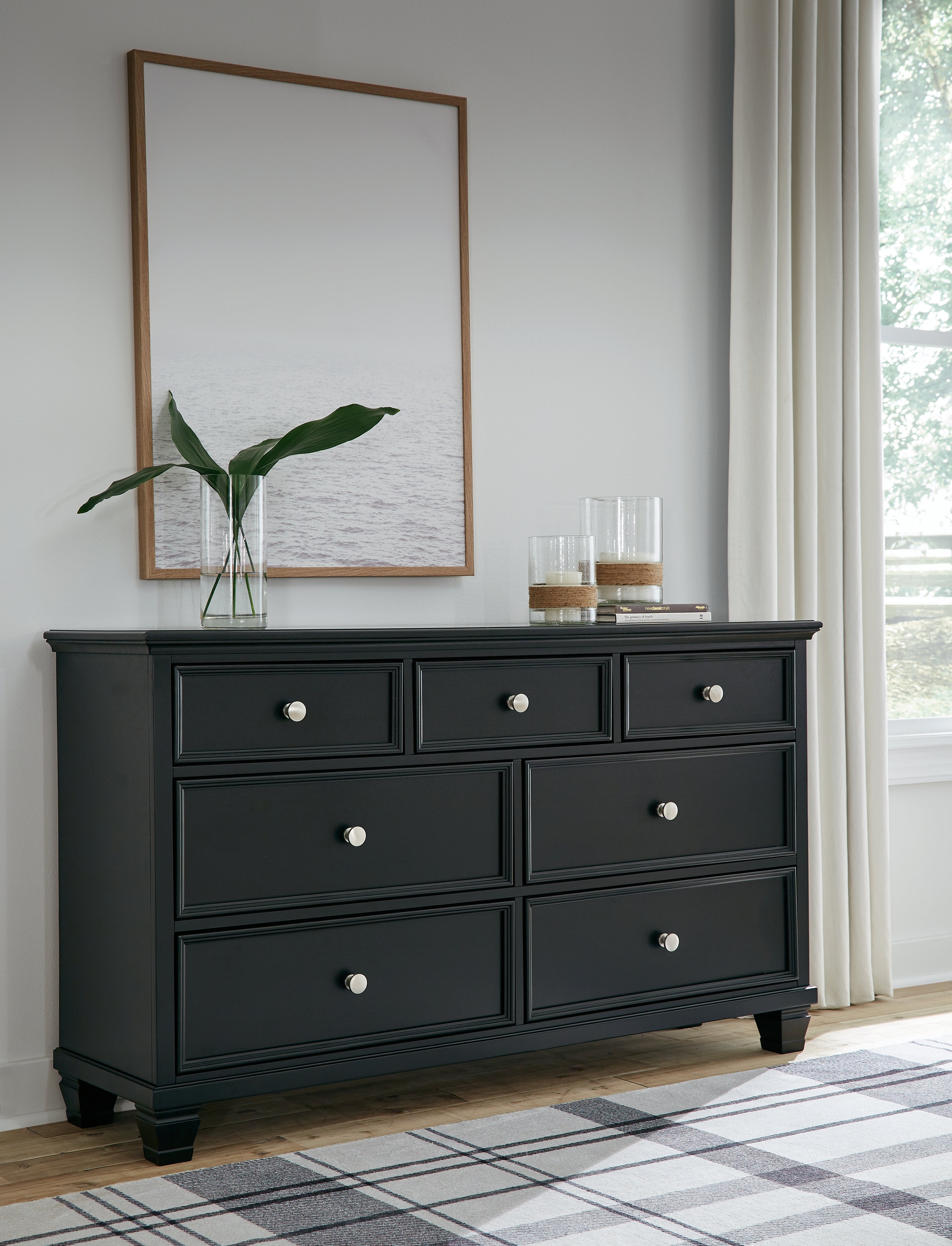A2Z Furniture - Ashley Furniture - Lanolee Bedroom - Dresser / Black - B687-31