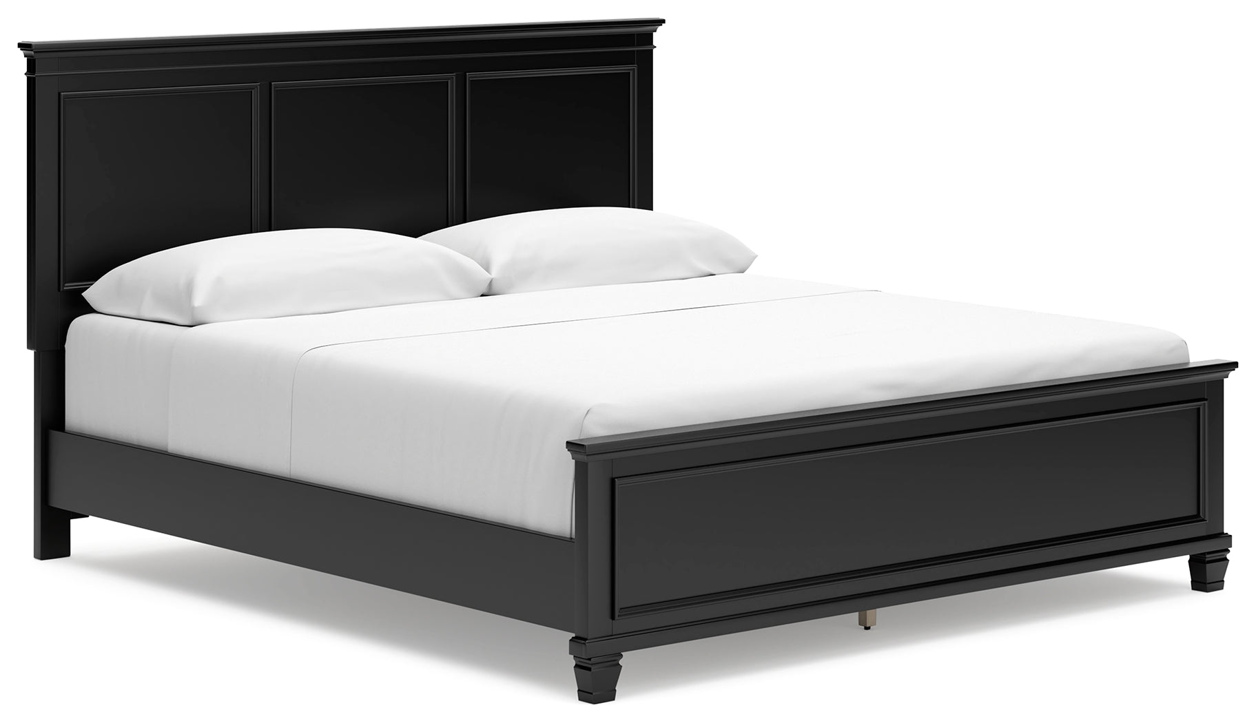 A2Z Furniture - Ashley Furniture - Lanolee Bedroom - California King Panel Bed / Black - B687B9