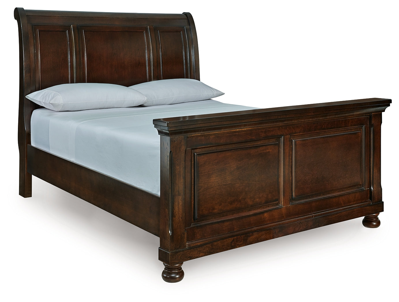 A2Z Furniture - Ashley Furniture - Porter Bedroom - Queen Sleigh Bed / Rustic Brown - B697B48