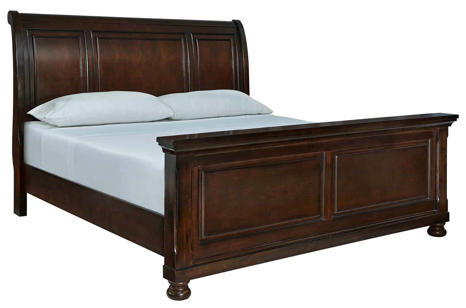 A2Z Furniture - Ashley Furniture - Porter Bedroom - California King Sleigh Bed / Rustic Brown - B697B50