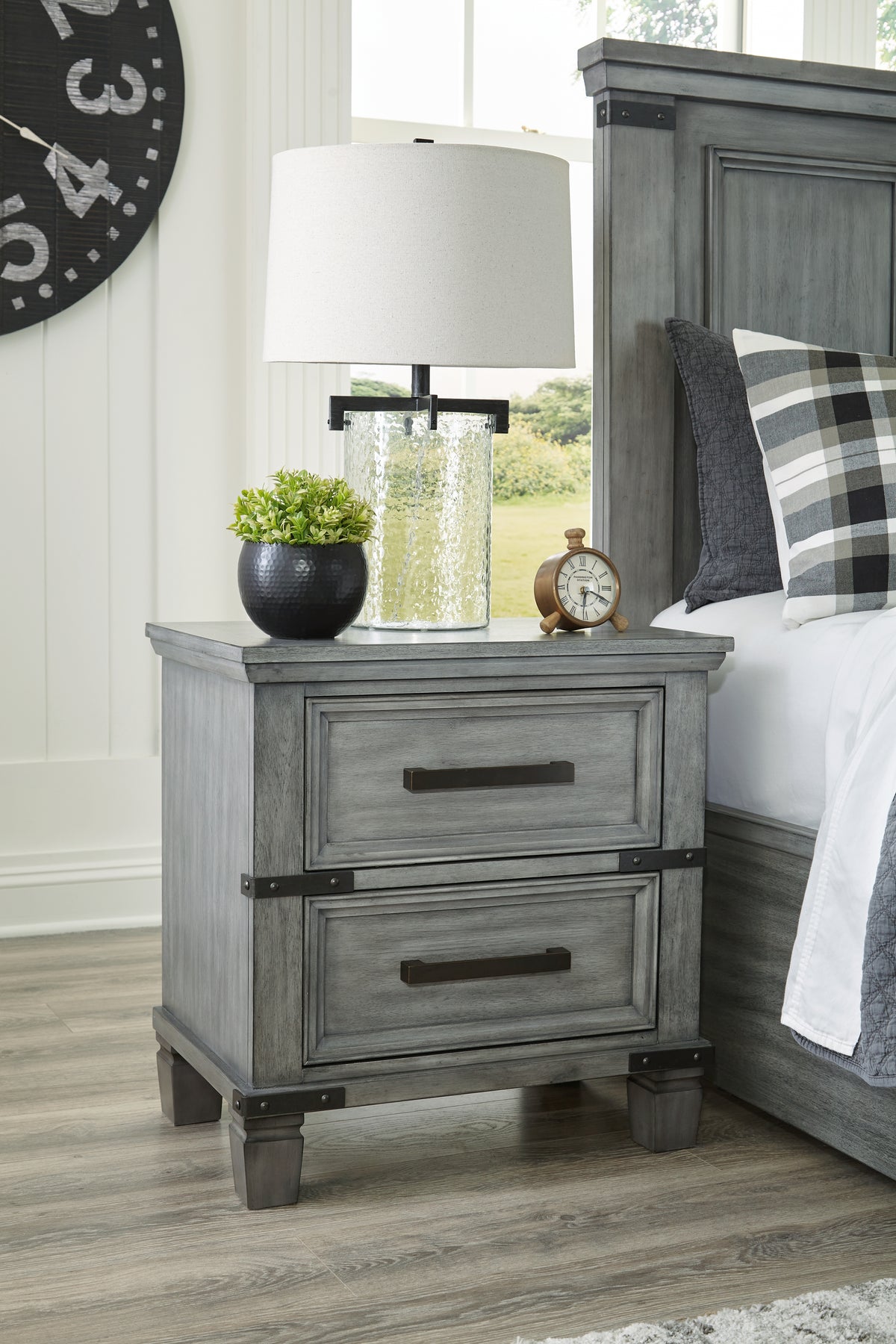 A2Z Furniture - Ashley Furniture - Russelyn Bedroom - King Storage Bed / Gray - B772B8