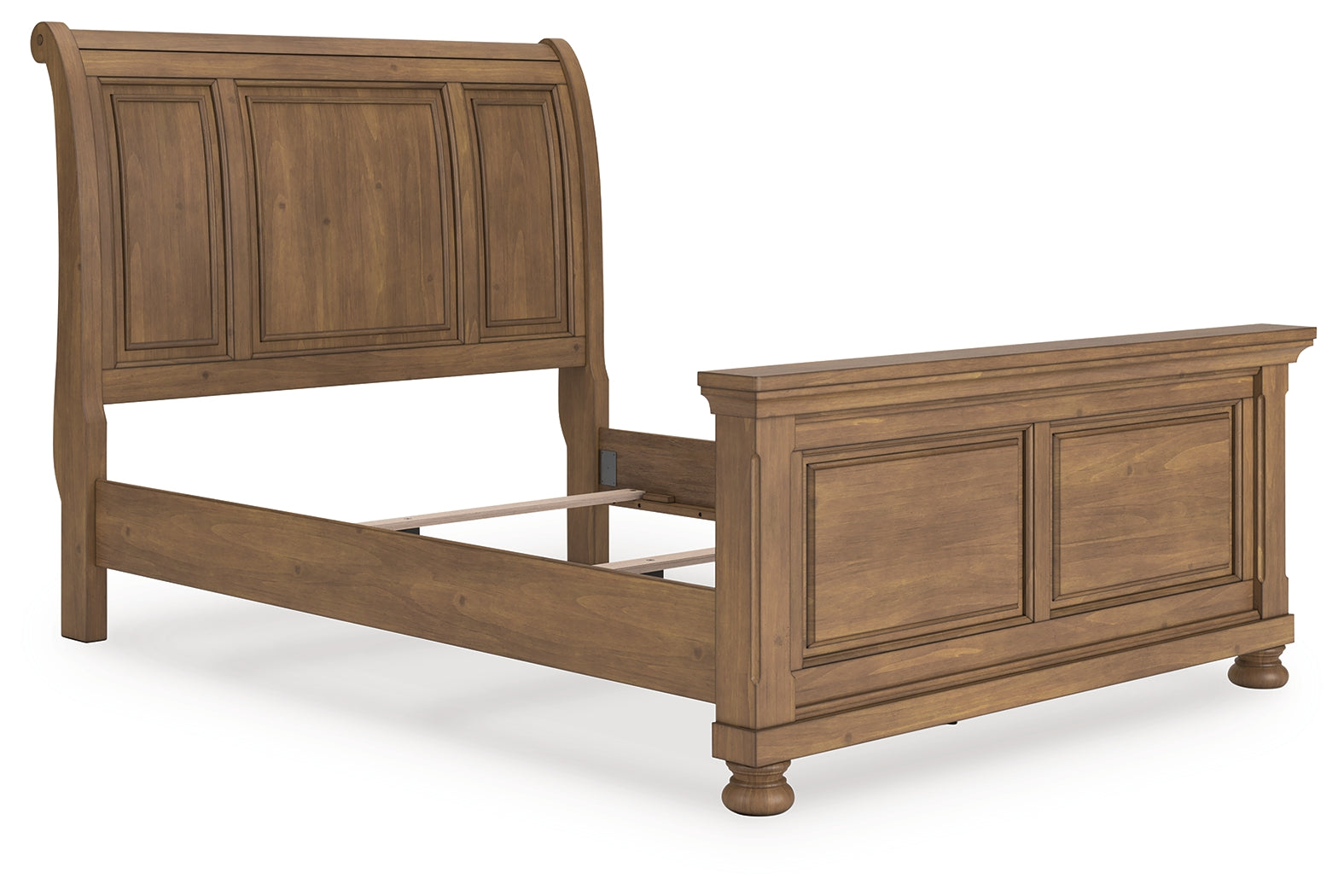 A2Z Furniture - Ashley Furniture - Feddinger Bedroom - Queen Sleigh Bed / Medium Brown - PCB779B14